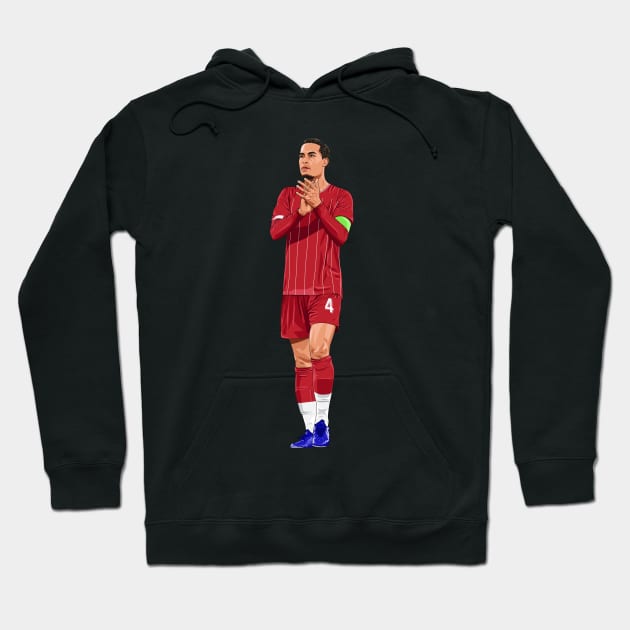 Virgil van Dijk Hoodie by Ades_194